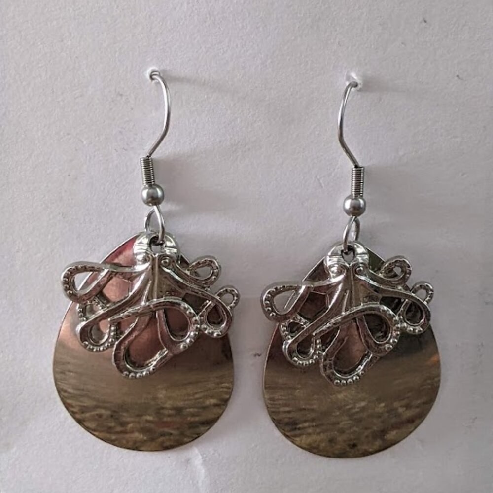 Octopus earrings